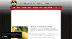 Desktop Screenshot of gefluegelhof-meyer.de