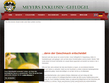 Tablet Screenshot of gefluegelhof-meyer.de